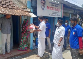 കോവിഡ് ബാധിത കുടുംബങ്ങൾക്ക് കൈത്താങ്ങായി 32-ാം വാർഡിൽ സേവനവണ്ടി