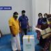 ആരോഗ്യ പ്രവർത്തകർക്ക്ഫെയ്സ് മാസ്ക് നൽകി.