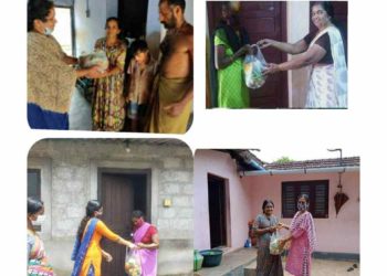 മഹിളാ കോൺഗ്രസ്‌ പച്ചക്കറി കിറ്റ് വിതരണം ചെയ്തു,
