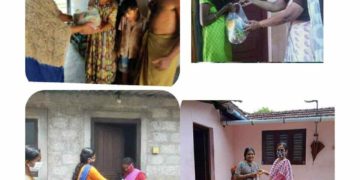 മഹിളാ കോൺഗ്രസ്‌ പച്ചക്കറി കിറ്റ് വിതരണം ചെയ്തു,