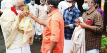 മന്ത്രി കെ കൃഷ്ണൻകുട്ടിക്ക് സ്വീകരണം