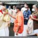 മന്ത്രി കെ കൃഷ്ണൻകുട്ടിക്ക് സ്വീകരണം
