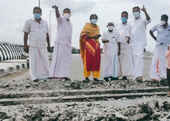 വടക്കഞ്ചേരി ഫ്ലൈഓവറിലെ നിർമ്മാണ അപാകത ഉടൻ പരിഹരിക്കണം :രമ്യ ഹരിദാസ്