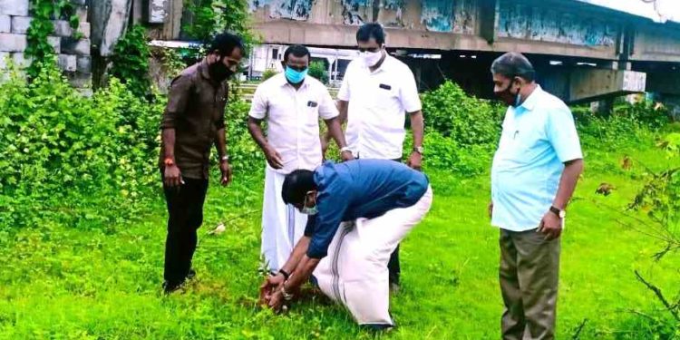 പ്രകൃതിസംരക്ഷണം പദ്ധതി സി. കൃഷ്ണ കുമാർ ഉദ്ഘാടനം ചെയ്തു.