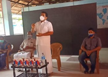 പഠനോപകരണങ്ങളുടെ വിതരണോദ്ഘാടനം എം എൽ എ അഡ്വ.പ്രേംകുമാർ നിർവ്വഹിച്ചു.