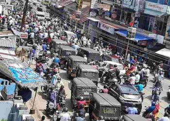 പെട്രോൾ വില വർദ്ധനവിനെതിരെ ചിറ്റൂരിൽ പ്രതിഷേധ സമരം