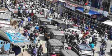 പെട്രോൾ വില വർദ്ധനവിനെതിരെ ചിറ്റൂരിൽ പ്രതിഷേധ സമരം