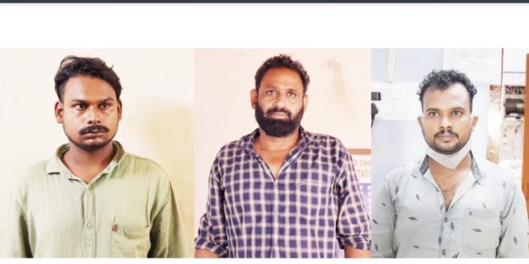 ചെർപ്പുളശേരിയിൽ വൻ എടിഎം തട്ടിപ്പ് മൂന്നു പ്രതികൾ അറസ്റ്റിൽ