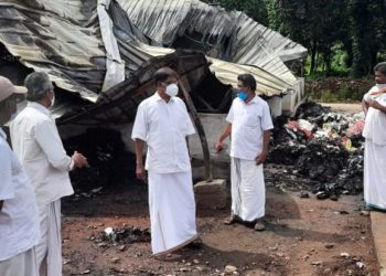 പ്ലാസ്റ്റിക് സംസ്കരണ പ്ലാൻ്റിലെ തീപിടിത്തം ഗൂഡാലോചന അന്വേഷിക്കണം കോൺഗ്രസ്സ്