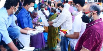 ഭക്ഷണ വിതരണം നടത്തി ജയനഗർ കോളനി നിവാസികളുടെ കൂട്ടായ്മ