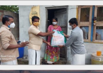 അകത്തേത്തറ  സഹകരണബാങ്ക്  260 മെമ്പർമാർക്ക് പലവ്യഞ്ജന കിറ്റ്നൽകി