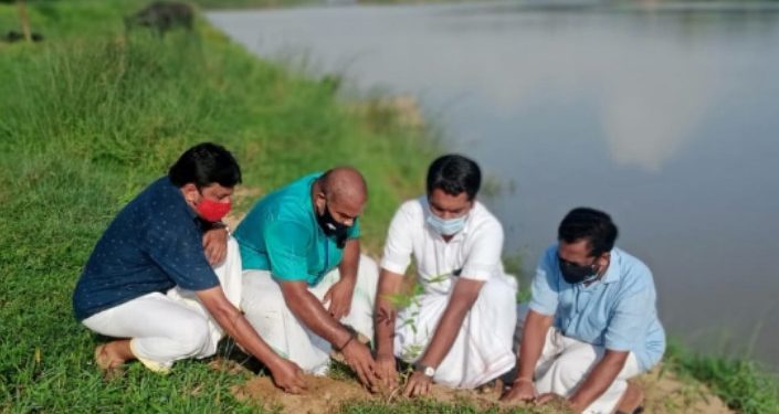 നിളാതീരത്ത് മുള നട്ടു തുടക്കം കുറിച്ചു