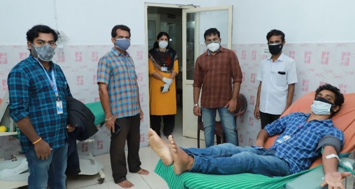 ഫോട്ടോഗ്രാഫേഴ്സ് അസോസിയേഷൻ രക്തദാനം നടത്തി