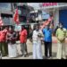 വടക്കഞ്ചേരിയിൽ ചക്രസ്തംഭന സമരം  നടത്തി