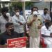 നഗരത്തിൽ കുമിഞ്ഞു കൂടുന്ന മാലിന്യം : സിപിഐ(എം)  പ്രതിഷേധ പരിപാടി നടത്തി