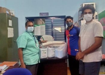 മെസ്സിയുടെ ജന്മദിനം : പ്രതിരോധ സാമഗ്രികൾ നൽകി പല്ലശ്ശന ഫാൻസ്
