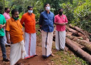 വനഭൂമി സ്വകാര്യ വ്യക്തികൾക്ക് തീറെഴുതി നൽകലാണ് ചെർപ്പുളശ്ശേരിയിൽ നടക്കുന്നതെന്ന് BJP