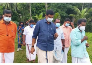 ഷൊർണൂരിലെ കൃഷിഭൂമി തരം മാറ്റൽ കോടികളുടെ അഴിമതിയെന്ന് BJP