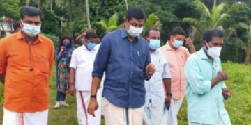 ഷൊർണൂരിലെ കൃഷിഭൂമി തരം മാറ്റൽ കോടികളുടെ അഴിമതിയെന്ന് BJP