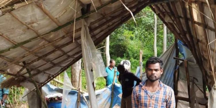 കാട്ടാനയുടെ ആക്രമണത്തിൽ നിന്ന് യുവാവ് രക്ഷപ്പെട്ടത് തലനാരിഴയ്ക്ക്