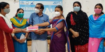 ജെ.സി.ഐ ഒലവക്കോട് പഠനോപകരണ വിതരണം നടത്തി
