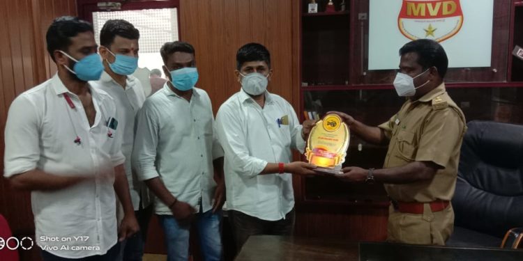 RTO ആയി ചുമതലയേറ്റ തങ്കരാജന് KTDO  സ്വീകരണം നൽകി