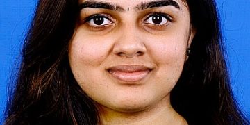 ഹയസെക്കൻഡറി പരീക്ഷയിൽ മുഴുവൻ മാർക്കും നേടി  കാണിക്കമാത സ്കൂളിലെ നിരുപമ.വി.നായർ.