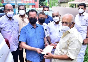 വ്യാപാരികൾ നേരിടുന്ന വിവിധ പ്രതിസന്ധികളെ കുറിച്ച് മന്ത്രിക്ക് KVVES മെമ്മോറാണ്ടം നൽകി