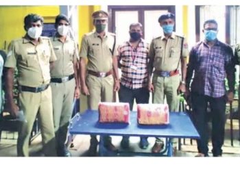 ട്രെ​യി​നി​ൽനി​ന്ന്​ നാ​ലുകി​ലോ ക​ഞ്ചാ​വ് പിടികൂടി