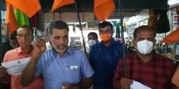 ചുമട്ടുതൊഴിലാളി ക്ഷേമനിധി ഓഫീസിനു മുമ്പിൽ ധർണ്ണ നടത്തി.