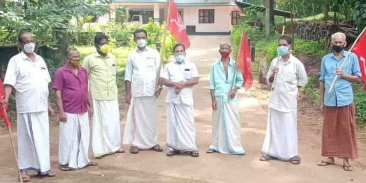 വന്യമൃഗ ശല്യം:പ്രതിഷേധവുമായി കിസാൻ സഭ