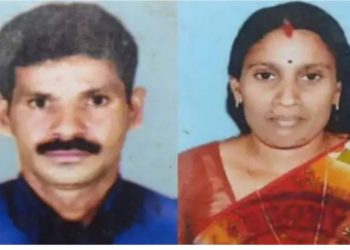 ഷോക്കേറ്റ് ഭാര്യയും ഭർത്താവും മരിച്ചത് കേബിൾ ഉപയോഗിച്ച് അയ കെട്ടുമ്പോൾ