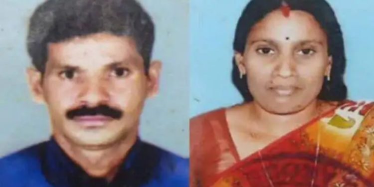 ഷോക്കേറ്റ് ഭാര്യയും ഭർത്താവും മരിച്ചത് കേബിൾ ഉപയോഗിച്ച് അയ കെട്ടുമ്പോൾ