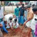 മാലിന്യം നീക്കം ചെയ്ത് വൃക്ഷത്തൈ വെച്ചുപിടിപ്പിച്ചു.