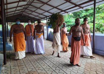 പല്ലശ്ശന ശിവക്ഷേത്രത്തിൽ നിറപുത്തരി ആഘോഷിച്ചു.