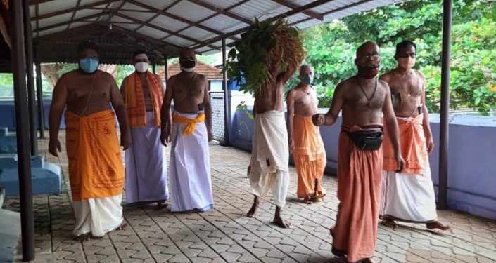 പല്ലശ്ശന ശിവക്ഷേത്രത്തിൽ നിറപുത്തരി ആഘോഷിച്ചു.