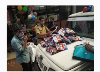 പലചരക്ക് സ്‌റ്റോറിൽ നിന്ന് ഒന്നര ലക്ഷം രൂപയുടെ ഹാൻസ് പിടികൂടി