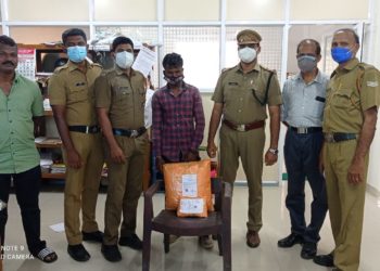 അഞ്ച് കിലോ കഞ്ചാവുമായി യുവാവ് അറസ്റ്റിൽ