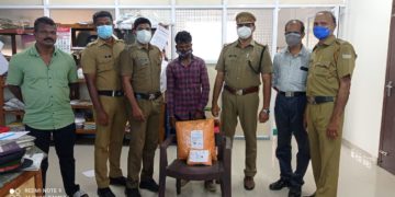 അഞ്ച് കിലോ കഞ്ചാവുമായി യുവാവ് അറസ്റ്റിൽ