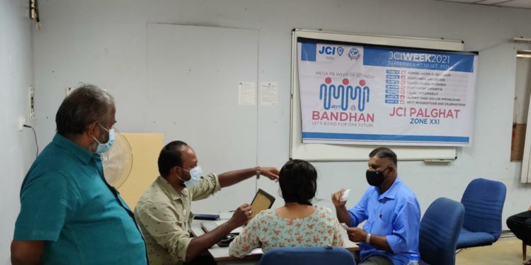 ജെസിഐ പാലക്കാട് വാക്സിനേഷൻ ക്യാമ്പുകൾ സംഘടിപ്പിച്ചു.