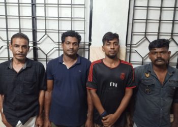 നിർമാണ സാമഗ്രികൾ മോഷ്ടിച്ച് വിൽപന നടത്തുന്നവർ പിടിയിൽ