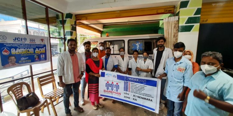 JCI നെന്മാറ മെഡിക്കൽ ക്യാമ്പ് സംഘടിപ്പിച്ചു