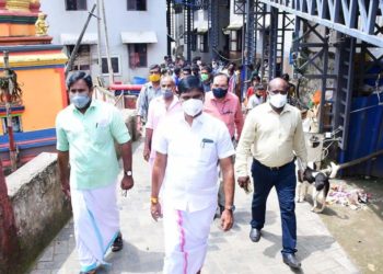 സഫായി കര്‍മചാരി ചെയര്‍മാന്‍ എം.വെങ്കടേശന്‍ വിവിധ സ്ഥലങ്ങൾ സന്ദര്‍ശിച്ചു
