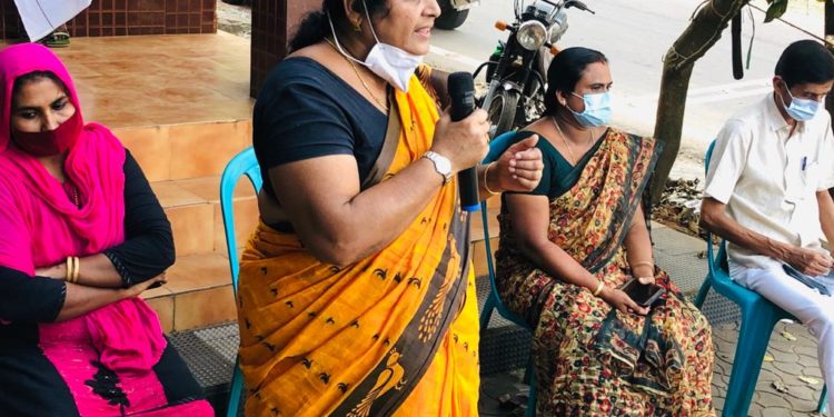 ദേശീയബന്ദിന് ഐക്യദാർഡ്യം പ്രഖ്യാപിച്ച് അഖിലേന്ത്യ ജനാധ്യപത്യ മഹിളാ അസോസിയേഷൻ