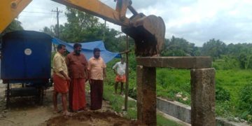 പൊതുമരാമത്ത് വകുപ്പ് പിഴുതു മാറ്റിയ ‘അത്താണി’ ( ചുമട് താങ്ങി ) പുനസ്ഥാപിച്ചു