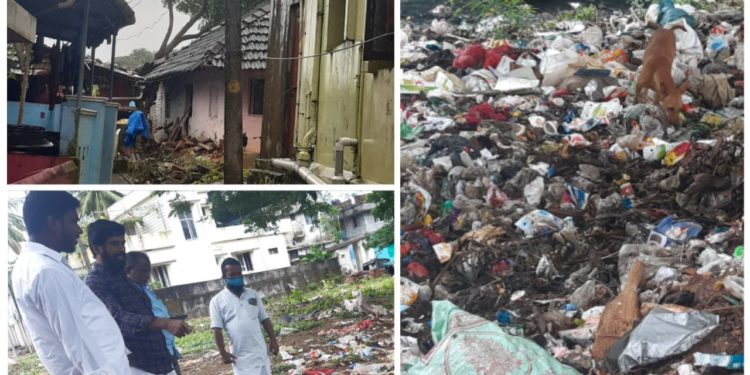 മുനിസിപ്പാലിറ്റിയിൽ പതിനേഴാം വാർഡിൽ നരികുത്തിയിൽ മാലിന്യം , തെരുവ് വിളക്ക് പ്രശ്നം പരിഹരിക്കണം