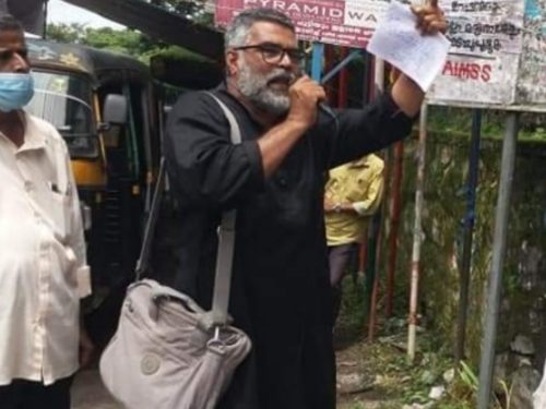 ആദിവാസി യുവാവിന്റെ ദുരൂഹമരണം: പോലിസ് സ്‌റ്റേഷന്‍ മാര്‍ച്ച് സംഘടിപ്പിച്ച വിളയോടി ശിവന്‍കുട്ടിക്കെതിരേ കള്ളക്കേസ്