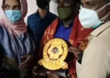 കളഞ്ഞു കിട്ടിയ താലിമാല തിരിച്ച് നൽകിയ  സുജിത്തിന്  നാടിന്റെ ആദരം