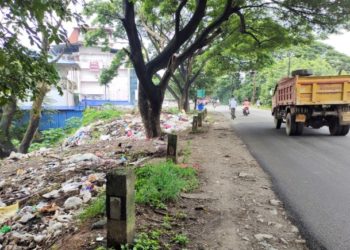 മാലിന്യക്കൂമ്പാരമായി ഒലവക്കോട്