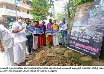 നഗരത്തിലെ തകർന്ന റോഡുകൾ ഗതാഗത യോഗ്യമാക്കുക -UDF